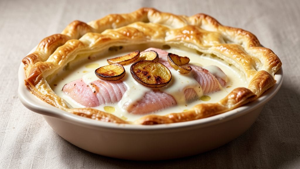 Basic Fish Pie Recipe: Crispy Potato Crown Over Creamy Cod Bliss