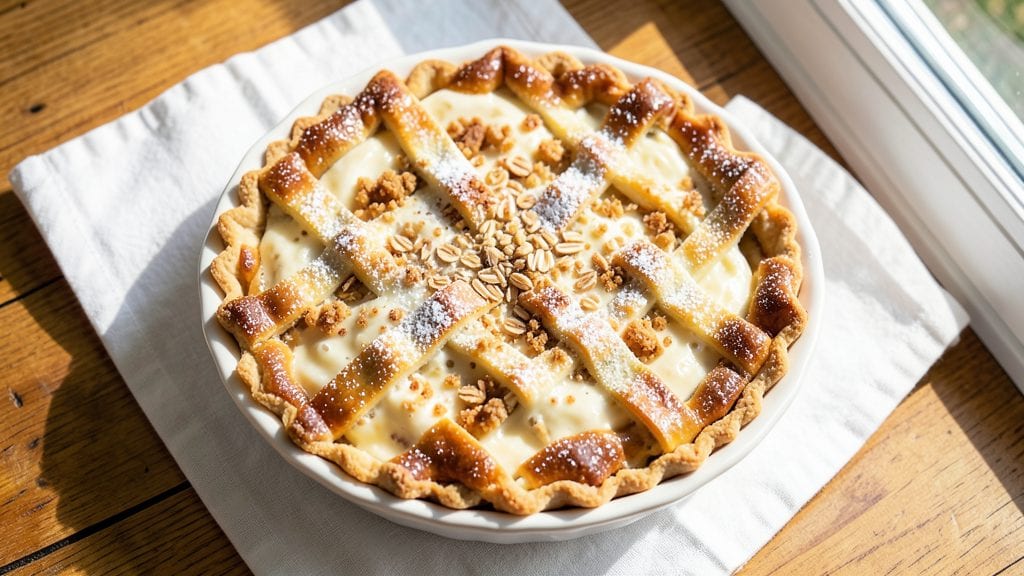 Betty Crocker Cream Pie Recipe: Vanilla Cream Swirls With Crisp Pressed Oat Crown