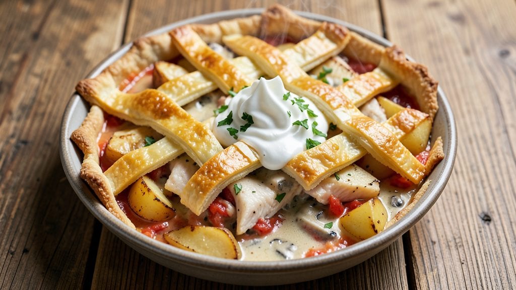Campbell's Soup Fish Pie Recipe: Mashed Potato Crown Over Flaky Crust Magic