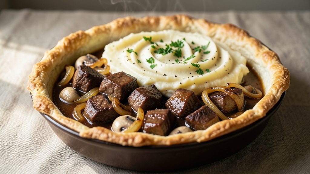 Jamie Oliver's Steak & Kidney Pie Recipe: Flaky Pastry Hugging Savory Meat Filling
