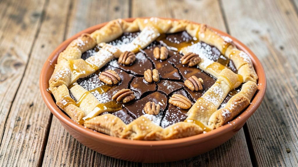 Miss Daisy's Fudge Pie Recipe: Molasses-Kissed Crunch Over Silky Vanilla Bliss