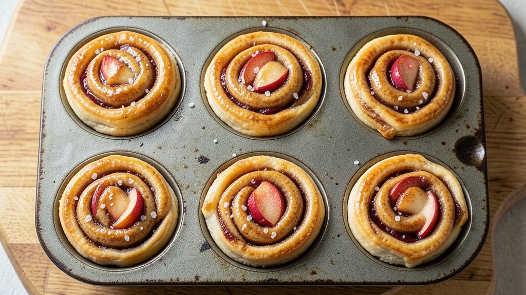 Muffin Tin Cinnamon Roll Apple Pies Recipe: Twice-Baked Warm Spice in 20 Minutes