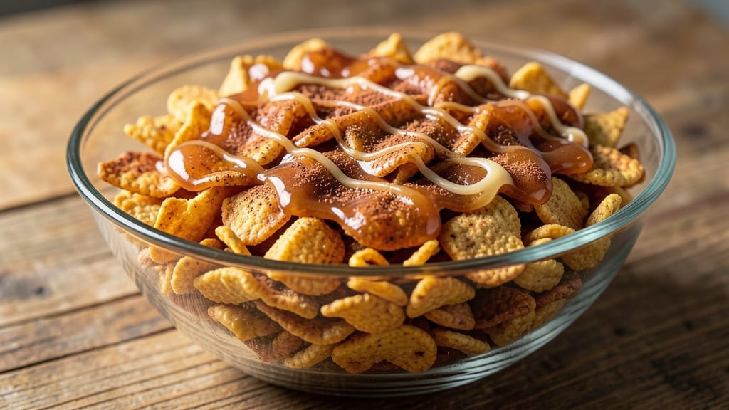 Old Fashioned Sweet Chex Mix Recipe Without Corn Syrup: Caramelized Vanilla and Almond Crunch