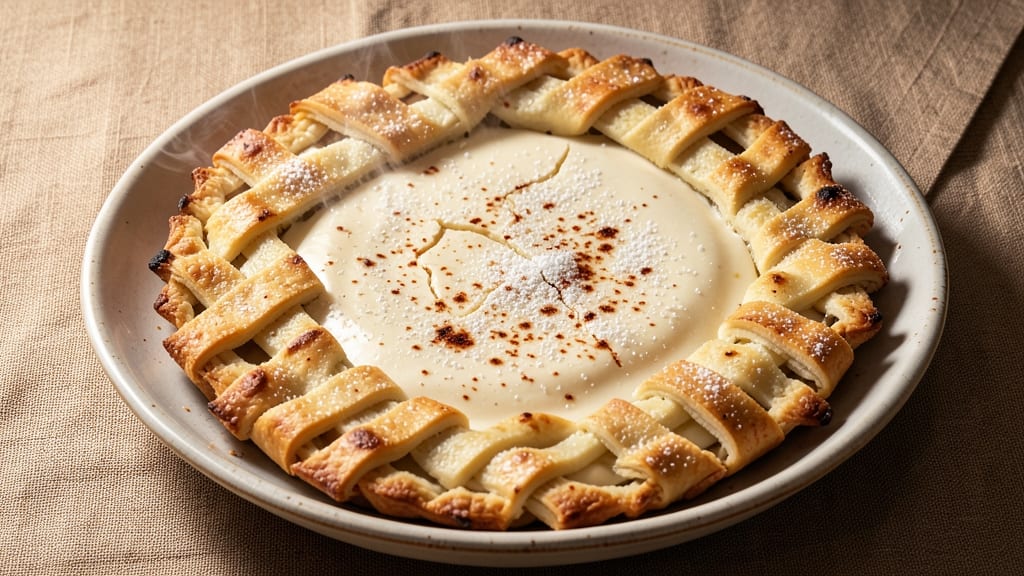 Pie Tart Recipe: Buttery Crust with Vanilla Cream Swirl Magic