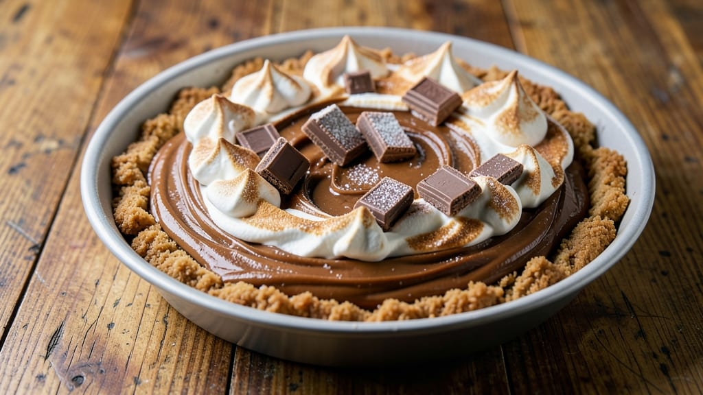 Twix Pie Recipe: Fudgy Caramel Swirls With Crunchy Peanut Butter Crust